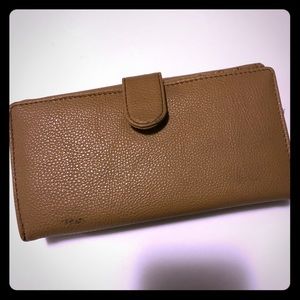 Brown Faux leather wallet